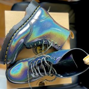 NEW Vegan Dr Martens 1460 Gunmetal Prysm